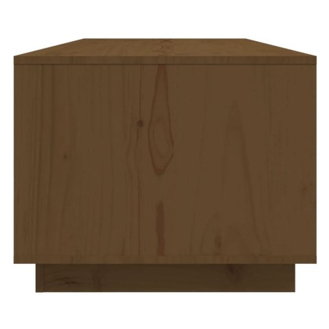 STOLIK KAWOWY MIODOWY BRĄZ 110X50X40CM LITE DREWNO SOSNOWE