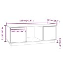 STOLIK KAWOWY MIODOWY BRĄZ 110X50X40CM LITE DREWNO SOSNOWE