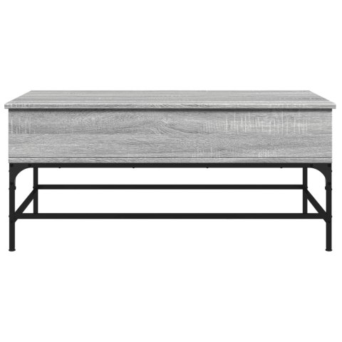 STOLIK KAWOWY SZARY DĄB SONOMA 100X50X45CM