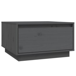 STOLIK KAWOWY SZARY 55X56X32CM LITE DREWNO SOSNOWE