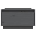 STOLIK KAWOWY SZARY 55X56X32CM LITE DREWNO SOSNOWE