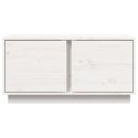 STOLIK KAWOWY BIAŁY 80X50X40CM LITE DREWNO SOSNOWE