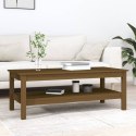 STOLIK KAWOWY MIODOWY BRĄZ 110X50X40CM LITE DREWNO SOSNOWE