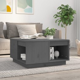 STOLIK KAWOWY SZARY 60X61X32,5CM LITE DREWNO SOSNOWE