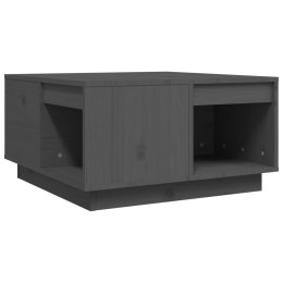 STOLIK KAWOWY SZARY 60X61X32,5CM LITE DREWNO SOSNOWE