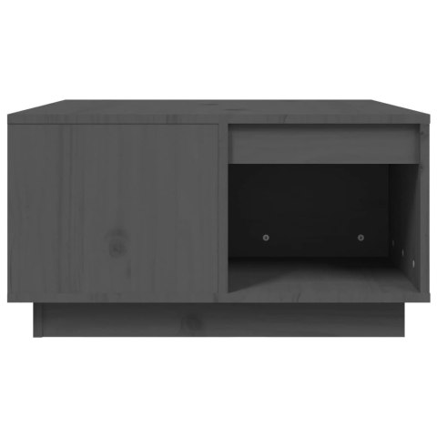 STOLIK KAWOWY SZARY 60X61X32,5CM LITE DREWNO SOSNOWE