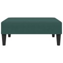 PODNÓŻEK CIEMNOZIELONY 77X55X31CM AKSAMIT