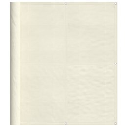 PARAWAN BALKONOWY KREMOWY 120X1000CM WODOODPORNY