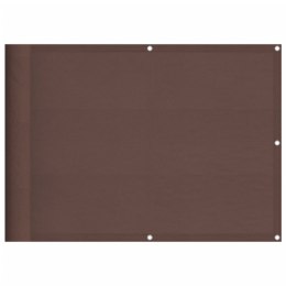 PARAWAN BALKONOWY BRĄZOWY 75X700CM WODOODPORNY