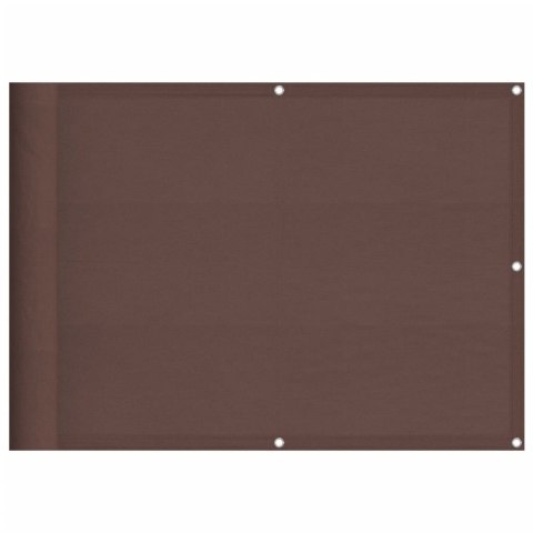 PARAWAN BALKONOWY BRĄZOWY 75X700CM WODOODPORNY