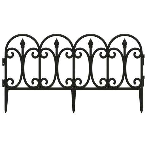 OBRZEŻA TRAWNIKOWE 17 SZT. CZARNE 10M PP