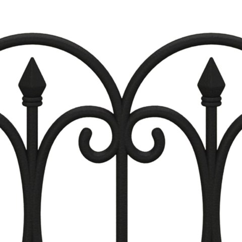 OBRZEŻA TRAWNIKOWE 17 SZT. CZARNE 10M PP