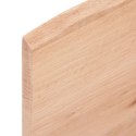 PÓŁKA JASNOBRĄZOWA 100X30X2CM LAKIEROWANE DREWNO DĘBOWE
