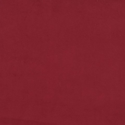 FOTEL Z PODNÓŻKIEM WINNA CZERWIEŃ OBITY AKSAMITEM