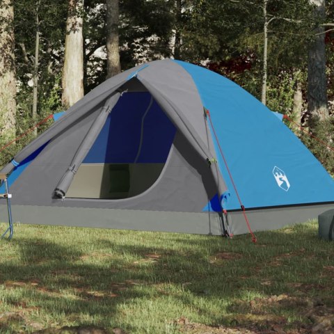 NAMIOT KEMPINGOWY 3-OS. NIEBIESKI 240X217X120CM TAFTA 190T