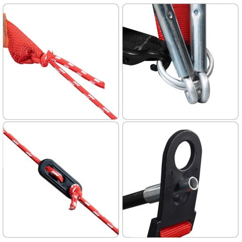 NAMIOT PLAŻOWY MORSKA ZIELEŃ 268X223X125CM TAFTA 185T