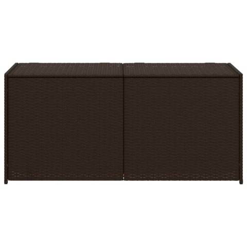 SKRZYNIA OGRODOWA BRĄZOWA 283L POLIRATTAN