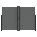 MARKIZA BOCZNA ZWIJANA NA TARAS BALKON PATIO ANTRACYTOWA 180X600CM
