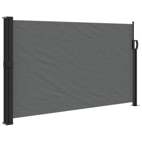 MARKIZA ZWIJANA BOCZNA NA TARAS BALKON PATIO ANTRACYTOWA 120X300CM