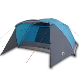 NAMIOT KEMPINGOWY 4-OS. NIEBIESKI 350X280X155CM TAFTA 190T