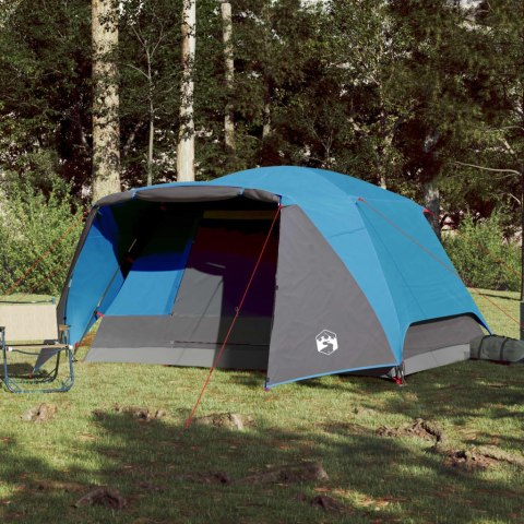 NAMIOT KEMPINGOWY 4-OS. NIEBIESKI 350X280X155CM TAFTA 190T