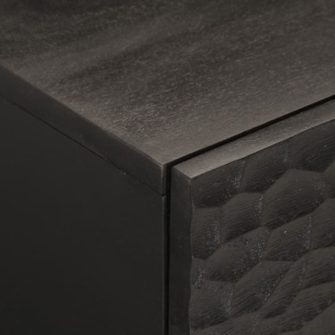 STOLIK KAWOWY CZARNY 80X50X40CM LITE DREWNO MANGO