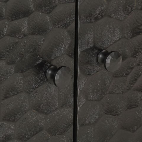 STOLIK KAWOWY CZARNY 80X50X40CM LITE DREWNO MANGO