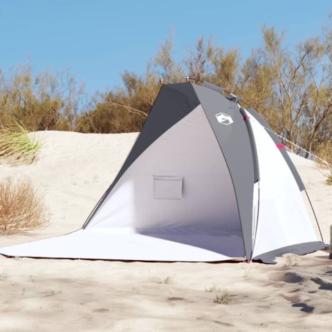NAMIOT PLAŻOWY SZARY 268X223X125CM TAFTA 185T