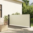 MARKIZA ZWIJANA BOCZNA NA TARAS BALKON PATIO KREMOWA 140X600CM