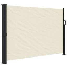 MARKIZA ZWIJANA BOCZNA NA TARAS BALKON PATIO KREMOWA 140X600CM
