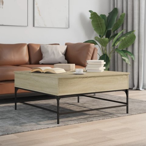 STOLIK KAWOWY DĄB SONOMA 95X95X45CM
