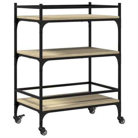 WÓZEK KUCHENNY DĄB SONOMA 65X40X86,5CM