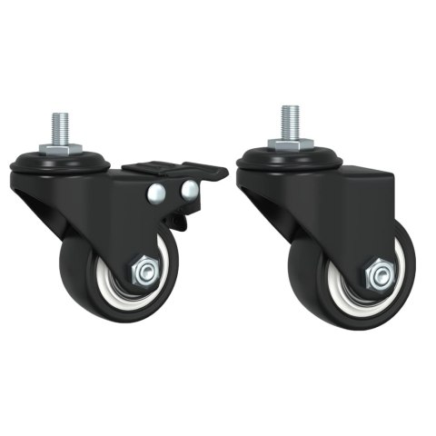 WÓZEK KUCHENNY CZARNY 65X40X86,5CM