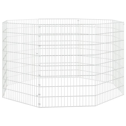 8-PANELOWA KLATKA DLA KRÓLIKA 54X80CM GALWANIZOWANE ŻELAZO