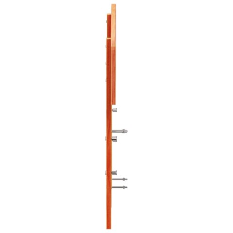 WEZGŁOWIE DO ŁÓŻKA WOSKOWY BRĄZ 150CM LITE DREWNO SOSNOWE