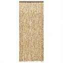 ZASŁONA PRZECIWKO OWADOM BEŻOWO-BRĄZOWA 56X200CM SZENILOWA