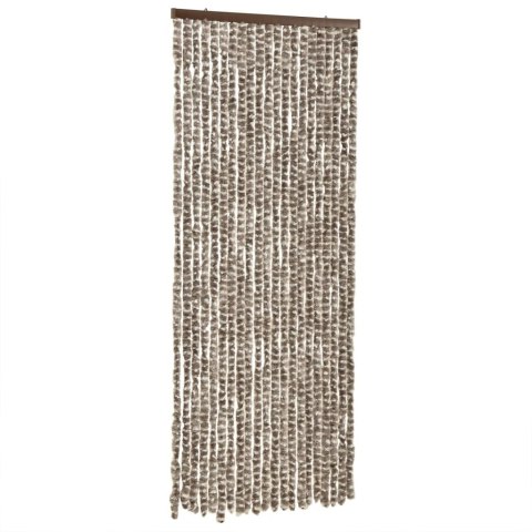 ZASŁONA PRZECIWKO OWADOM TAUPE I BIEL 56X200CM SZENILOWA