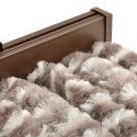 ZASŁONA PRZECIWKO OWADOM TAUPE I BIEL 56X200CM SZENILOWA