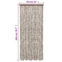 ZASŁONA PRZECIWKO OWADOM TAUPE I BIEL 56X200CM SZENILOWA