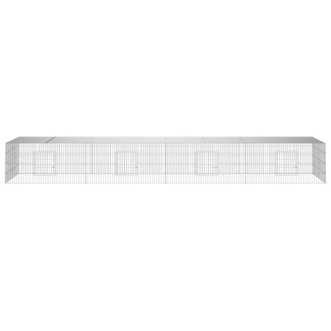 KLATKA DLA KRÓLIKA 4 PANELE 433X109X54CM ŻELAZO
