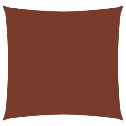 ŻAGIEL PRZECIWSŁONECZNY OGRODOWY WODOODPORNY MARKIZA TARAS KWADRAT 2,5X2,5M TERAKOTA