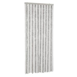 ZASŁONA PRZECIWKO OWADOM JASNOSZARO-BIAŁA 90X220CM SZENIL