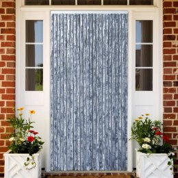 ZASŁONA PRZECIWKO OWADOM SREBRNA 100X230CM SZENIL
