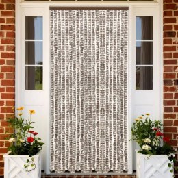 ZASŁONA PRZECIWKO OWADOM TAUPE I BIEL 100X230CM SZENIL