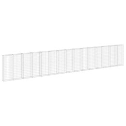 ŚCIANA GABIONOWA GABION Z POKRYWAMI 900X30X150CM