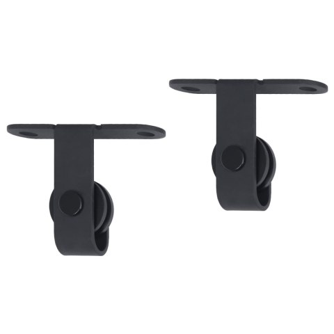 SYSTEM DO DRZWI PRZESUWNYCH SZAFKI STAL WĘGLOWA 200CM