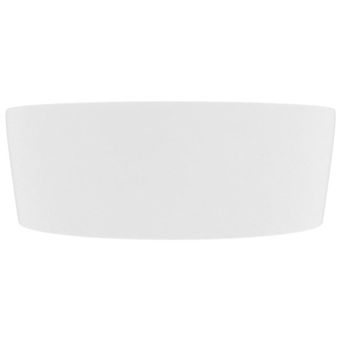 UMYWALKA Z PRZELEWEM MATOWA BIEL 36X13CM CERAMICZNA