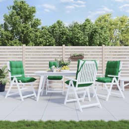 PODUSZKI NA KRZESŁA Z NISKIM OPARCIEM 4 SZT. ZIELONE