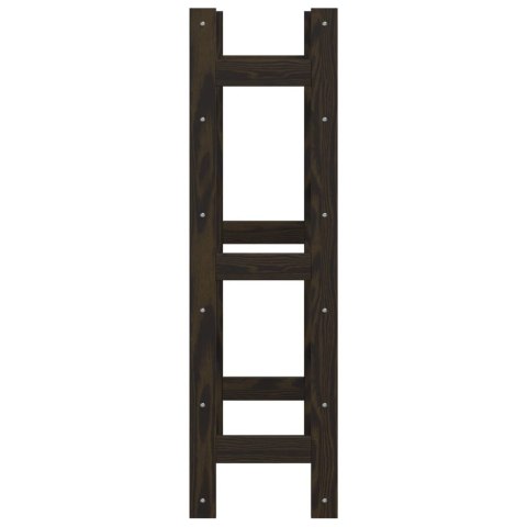 STOJAK NA 30 BUTELEK WINA CZARNY LITE DREWNO SOSNOWE