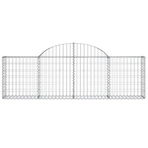 KOSZE GABIONOWE 10 SZT 200X30X60/80CM GALWANIZOWANE ŻELAZO